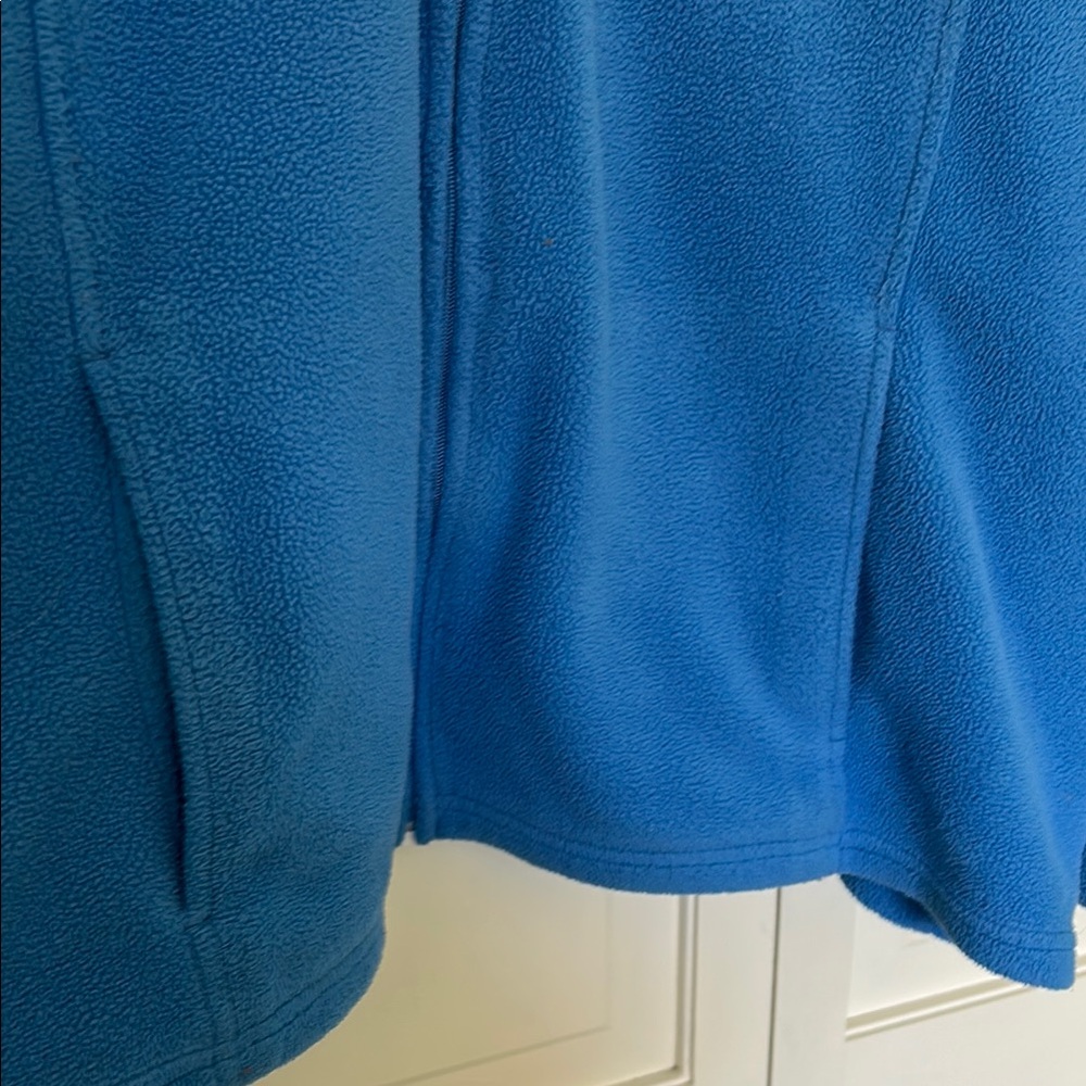 L.L. Bean Blue Cardigan Fleece with Zip-Up Style - Picture 7 of 13